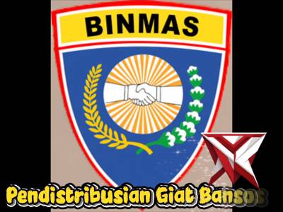 Pendistribusian giat Bansos kepada Bhabinkamtibmas