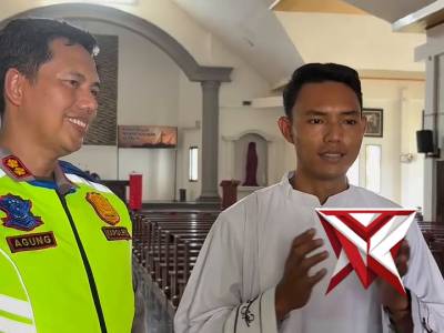 Cek Kesiapan Jumat Agung, Kapolres Mura Sambangi Gereja Santa Maria G1 Mataram
