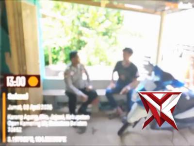 Bhabinkamtibmas Polsek Jejawi melaksanakan giat sambang dan tatap muka dengan warga Desa Binaan - PoliceTube