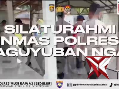 @shandinugroho95-Jalin silahturahmi Satbinmas pererat hubungan dengan paguyupan ngapak Musi Rawas