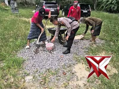 POLRES OKI HADIR AMAN BAE