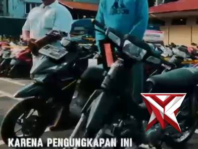 Suasana haru dan bahagia mewarnai Lapangan Gedung Presisi