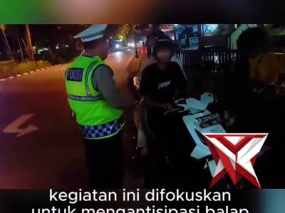 Satlantas Polresta Pontianak kembali menunjukkan komitmennya dalam menjaga ketertiban dan keselamata