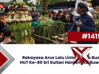 Rekayasa Arus Lalin Kirab Budaya HUT Ke-80 Sri Sultan Hamengku Buwono X | Polda Jogja News #1419 - PoliceTube