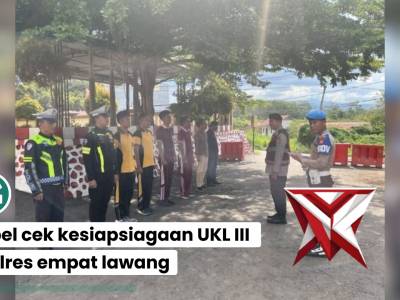 Apel cek kesiapsiagaan UKL III polres empat lawang - PoliceTube