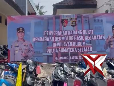 Apel barang bukti polda sumsel & polres Jajaran - PoliceTube