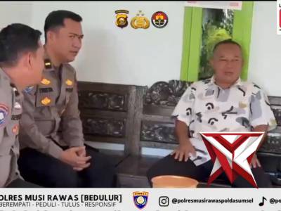 Kapolda Sumsel IJP DR. SANDI NUGROHO-Kapolres Musi Rawas-Sat Binmas Jalin Silahturahmi - PoliceTube