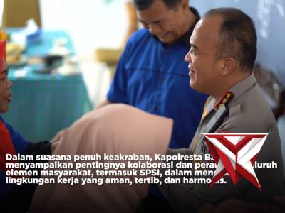 Silaturahmi Kapolresta Banyumas dengan Kantor Sekretariat SPSI Kabupaten Banyumas