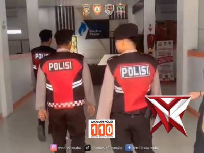 Patroli samapta Polres Musi Banyuasin.
