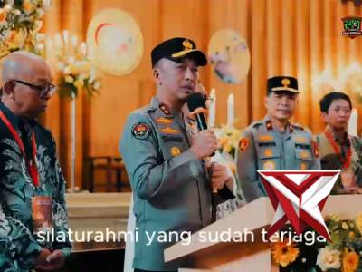 Kapolda Sumsel Irjen Pol Sandi Nugroho meninjau langsung pengamanan puncak perayaan Paskah 2026 - PoliceTube