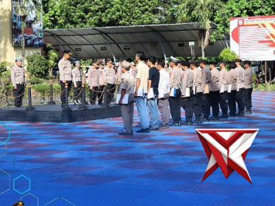 Apel personel polres subang