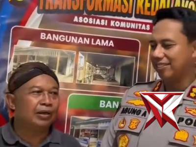Ajak Komunitas Ojek Tertib dan Jaga Kamtibmas, Satlantas Polres Musi Rawas Launching Kedai AKOR