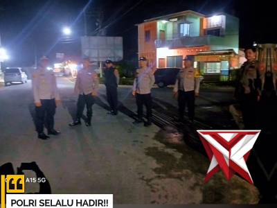 Patroli malam wujud nyata kehadiran Polri