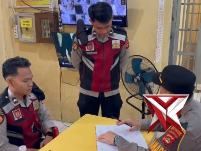 Giat anggota  pengecekan keruangan sel tahanan polres Muba