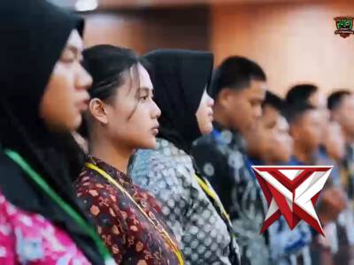 Kapolda Sumsel memimpin pengambilan sumpah dan fakta integritas penerimaan terpadu polri tahun 2026