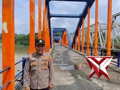 monitoring debit air di wilkum polsek martapura