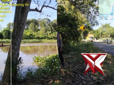 Anggota Polsek Jejawi  melaksanakan giat patroli Mitigasi Karhutla dan titik Hot Spot