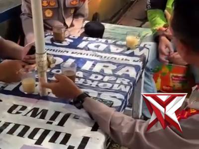 Kapolres Banjar Kunjungi Warung Ojol Kamtibmas - PoliceTube