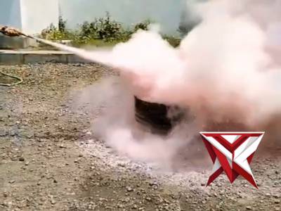 Polsek Pitu Bersama Damkar Kab. Ngawi Bersinergi Memberikan Latkatpuan Kepada Karyawan PT Java Rice