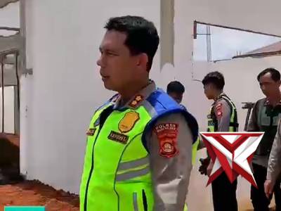 BAPAK KAPOLRES MURA BERSMA  PERS MURA MELAKSANAKAN PENGECEKAN KGIATAN IBADAH DI WILKUM POLRES MURA