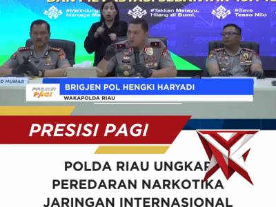 Polda Riau berhasil menggagalkan peredaran narkotika jaringan internasional asal Malaysia - PoliceTube