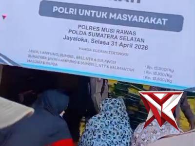 10 TON BERAS SPHP LUDES DALAM SEHARI! ?
Pagi tadi di halaman Mako Polsek Jayaloka, kami melaksanakan