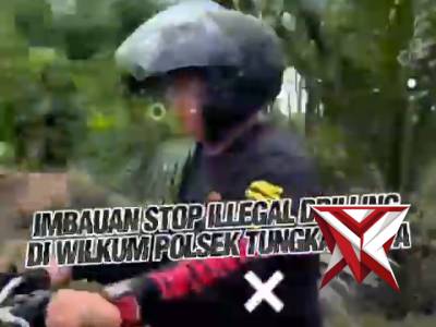 Stop illegal drilling polres muba andalan