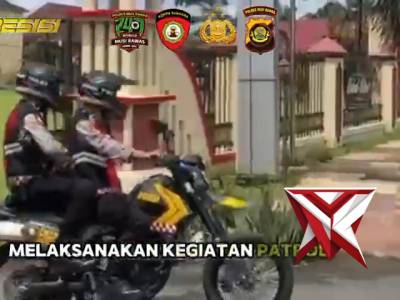 Dukung Bijak Kapolda Sumsel IJP Sandi Nugroho.Polres Musi Rawas Tingkatkan Patroli Harkamtibmas