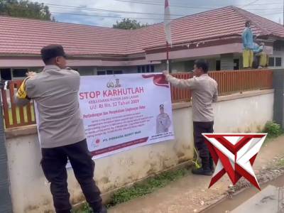&ldquo;Ajak Warga Peduli, Banner Stop Karhutla Terpasang di Lokasi Strategis&rdquo;