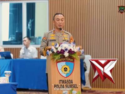 ARAHAN KAPOLDA SUMSEL PADA TAKLIMAT AWAL AUDIT KINERJA ITWASDA POLDA SUMSEL TAHAP I T.A 2026