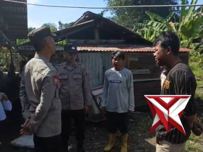 Personil Sat Binmas melaksanakan Himbauan Karhutla - PoliceTube