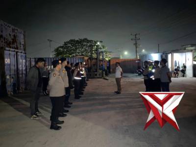 Polres Pelabuhan Belawan Laksanakan Patroli Antisipasi Gangguan Kamtibmas dan Tawuran Antar Warga
