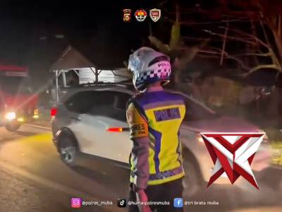 Kapolres Muba pantau langsung arus balik di jalur lintas timur