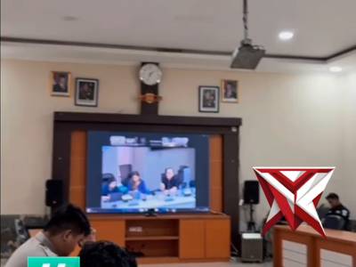 Polres Musi Rawas ikuti Zoom Meeting Sosialisasi dan Simulasi  (LP) serta Laporan Kehilangan  Online