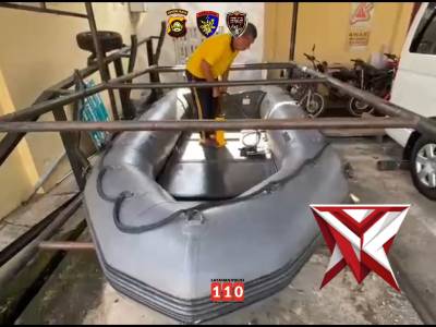 Pemeliharaan dan Perawatan Perahu karet satpolairud Polres Muba - PoliceTube