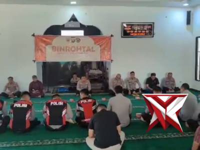 Binrohtal personil polres oki