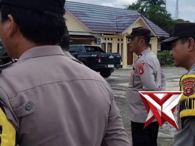 Apel pagi Polsek babat Toman