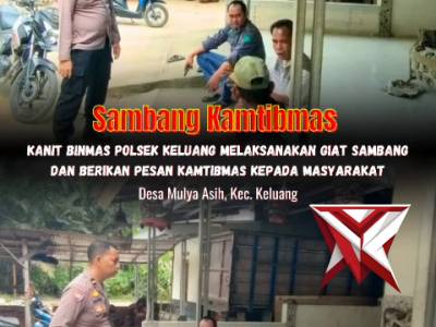 Sambang Kamtibmas Polsek Keluang 10 - PoliceTube