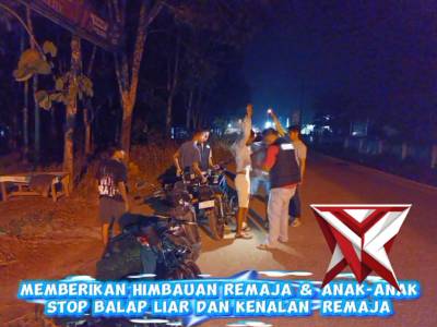 Patroli & KRYD Polsek Mesuji Raya pada malam libur