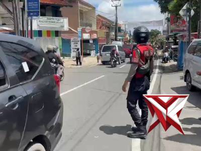 Patroli Siang Sat Samapta Polres Majalengka