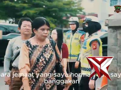 Kapolda Sumatera Selatan Irjen Pol Sandi Nugroho meninjau langsung pengamanan puncak perayaan Paskah