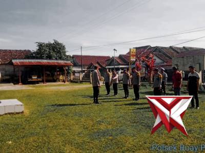 Giat Apel Pagi Polsek Buay Pemaca