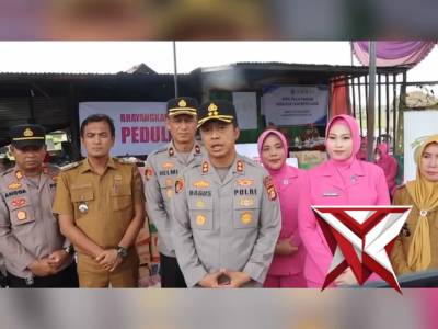 Wujud kepedulian nyata ditunjukkan melalui sinergi antara Polres Ogan Ilir, Bhayangkari, dan Baznas