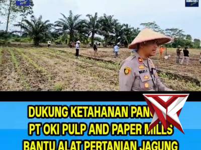 Dukungan ketahanan pangan Polsek air Sugihan Polres OKI Hadir
