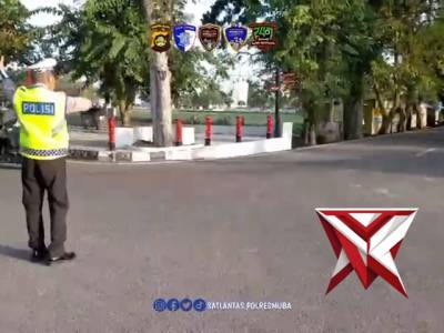 GATUR PAGI UNTUK MENGURAI KEPADATAN DI JAM SIBUK SAT LANTAS POLRES MUBA