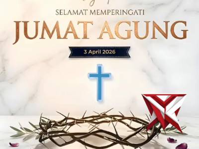 Selamat memperingati Jumat Agung. Semoga momen suci ini menjadi ru