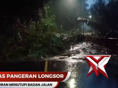 personil Polres Sumedang langsung bergerak cepat mendatangi lokasi kejadian