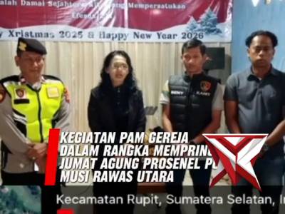 Giat PAM gereja dalam rangka memperingati jumat agung