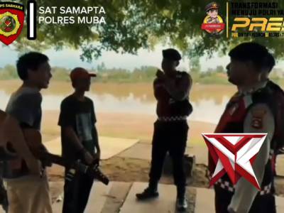 Polisi melakukan himbauan kepada masyarakat untuk tetap menjaga ketertiban IK3