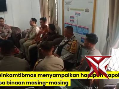 KAPOLSEK MESUJI RAYA MELAKSANAKAN RAPAT KOORDINASI BERSAMA BHABINKAMTIBMAS DAN PIHAK PERBANKAN - PoliceTube